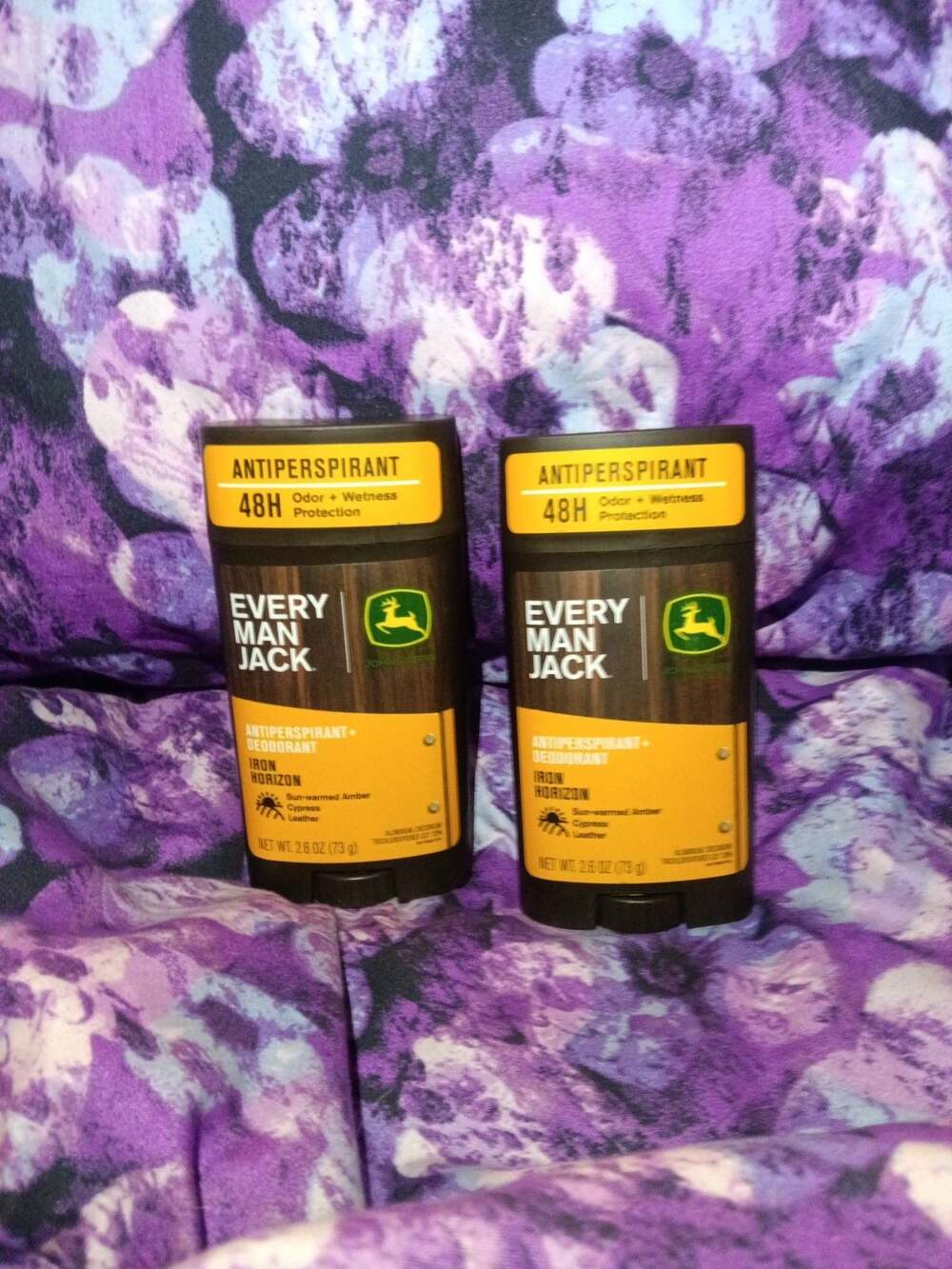 Every Man Jack John Deer Deodorants! Iron Horizon Antiperspirant bundle of two!